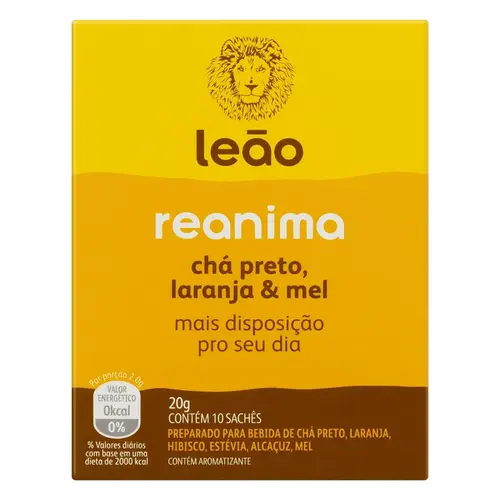 Cha Matte Leão Reanima 10Sch