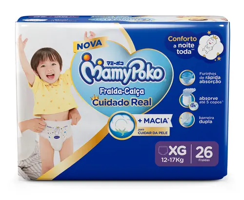 Fralda Mamypoko Calca Mega Xg 26Un