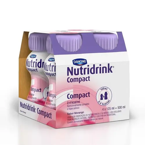 Nutridrink Compact Sabor Morango 4X125Ml