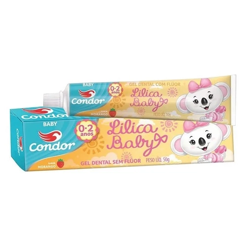 Gel Dental Condor Baby 3513 Lilica 0A2Anos 50G
