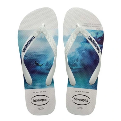 Chinelo Havaianas Hype Branco/Azul 37/38