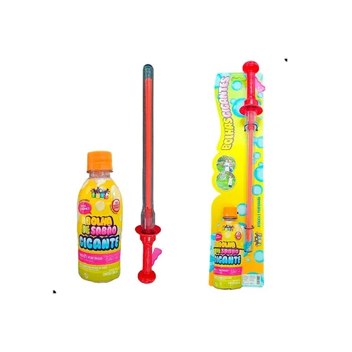 Brinquedo Espada Bolha Com Refil 300Ml