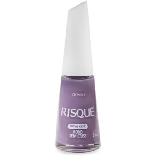 Esmalte Risqué Nova Cor Roxo Sem Crise