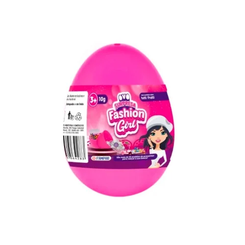 Brinquedo Ovo Surpresa Fashion Girl