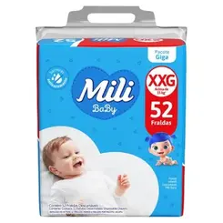 Fralda Mili Baby Giga Xxg 58Un