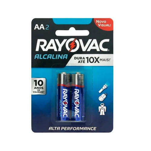 Pilha Alcalina Rayovac Média C 2Un