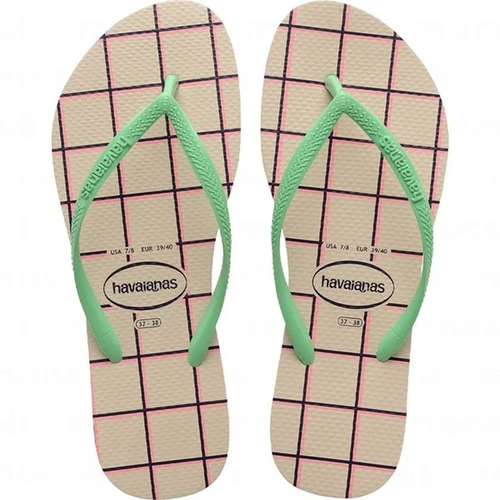 Chinelo Havaianas Slim Harmony Bege Palha 39/40
