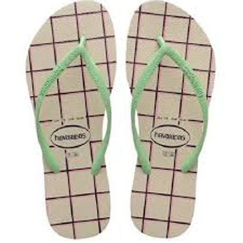 Chinelo Havaianas Slim Harmony Bege Palha 33/34
