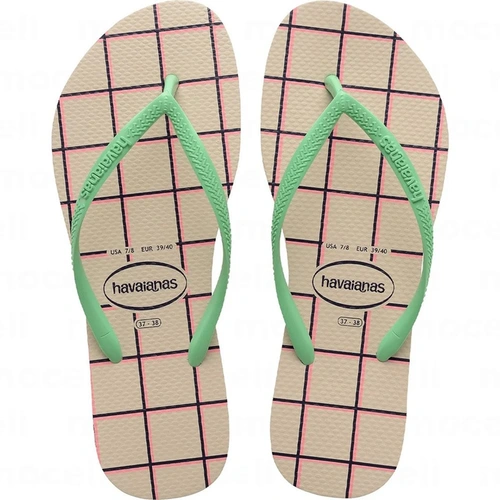 Chinelo Havaianas Slim Harmony Bege Palha 37/38