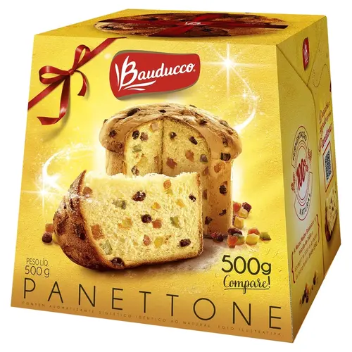 Panettone Bauduco Frutas 500G