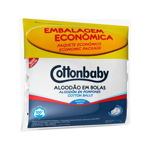 Algodão Cottonbaby Bolas Branco 95G