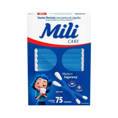Hastes Flexíveis Mili 75 Unidades