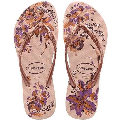 Chinelo Havaiana Slim Top Organic Rosa Retro 39/40