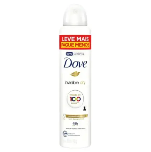 Desodorante Aerosol Dove Invisible Dry 250ml Leve Mais Pague Menos