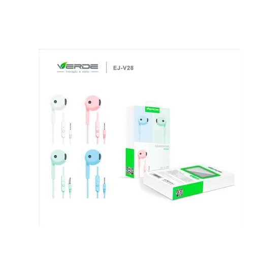 Fone De Ouvido Verde Ejv28 Absoluta