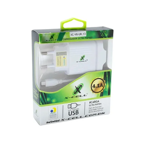 Kit Carregador V8 Xcell 4.1 V8Ur.13/Ur7 Absoluta