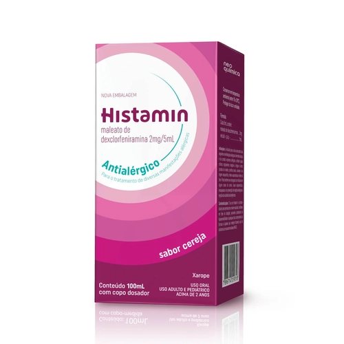 Histamin 2Mg Xarope 100Ml