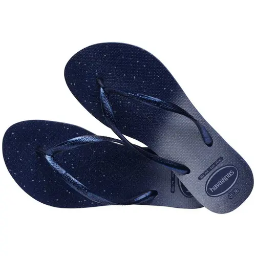 Chinelo Havaianas Slim Gloss Marinho/Mar 33/34
