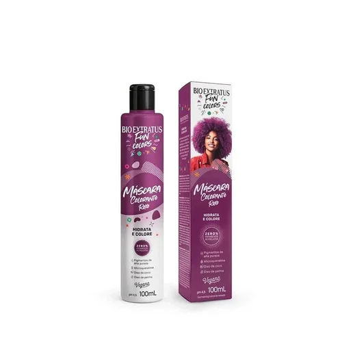 Máscara Bio Extratus Colorante Fun Colors Roxo 100ml