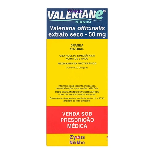 Valeriane 50Mg 20Drg