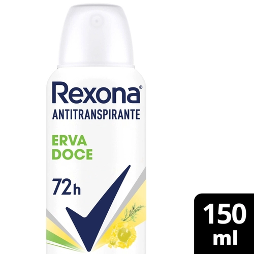 Desodorante Aerosol Rexona Erva Doce 150ml