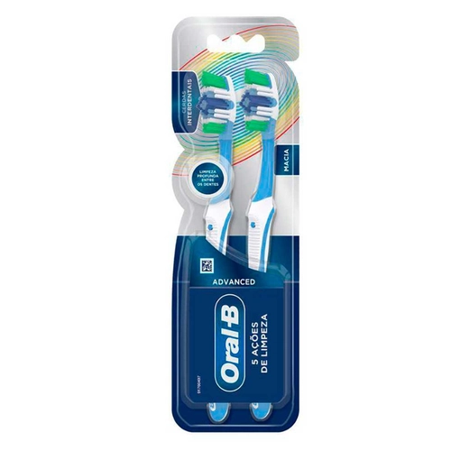 Kit Escova Dental Oral-B Complete Limpeza Superior 5 Ações 2 Unidades