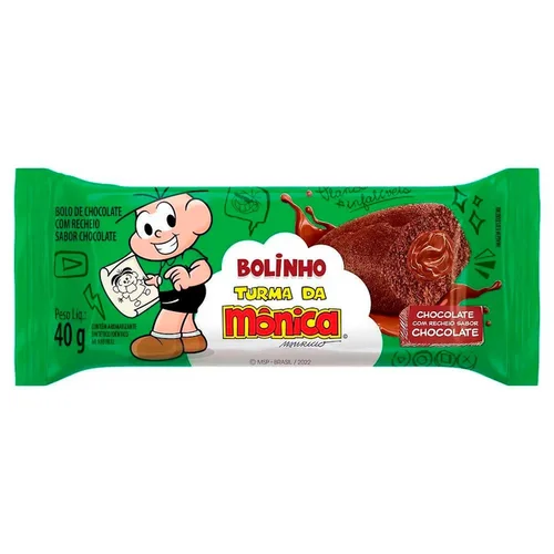 Bolinho Turma Da Monica Chocolate 40G