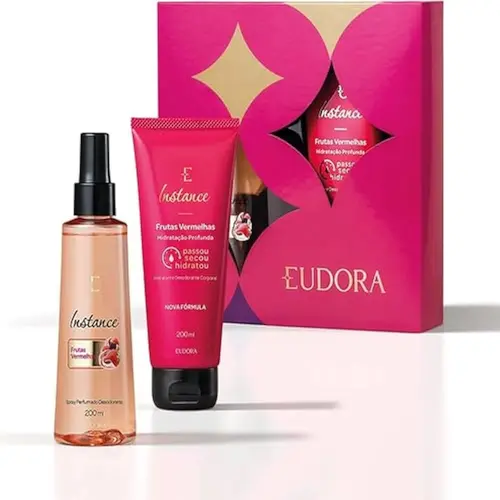 Kit Hidratante Instance 200Ml + Spray 200Ml Frutas Vermelhas