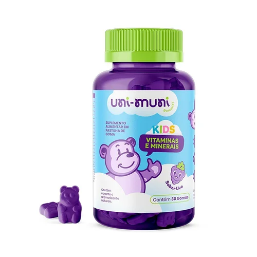 Unimuni Vitaminas E Minerais 60 Gomas
