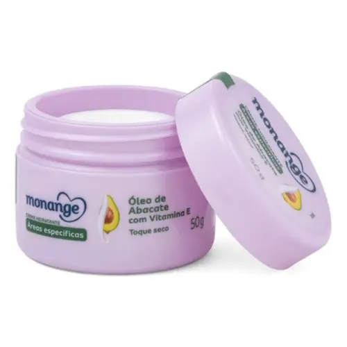 Creme Hidratante Monange Áreas Específicas Óleo de Abacate Toque Seco 50G
