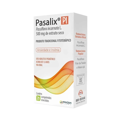 Pasalix Pi 500Mg 20Cpr