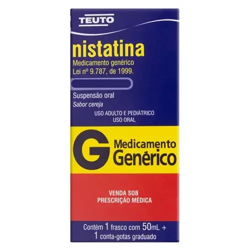 Nistatina Suspensão 50Ml Teuto