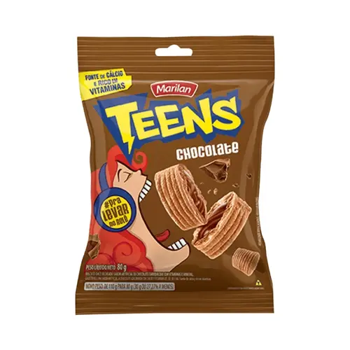 Biscoito Teens Snacks Chocolate Marilan 30g