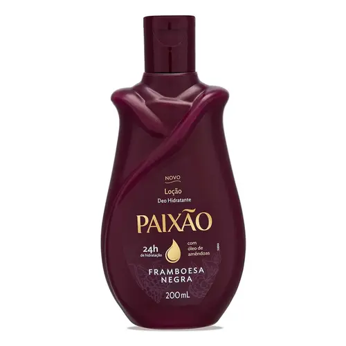 Loção Deo Hidratante Corporal Paixão Framboesa Negra 200ml