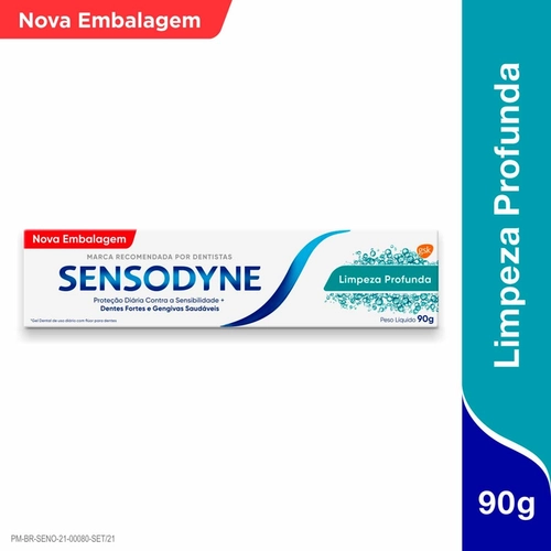 Creme Dental Sensodyne Limpeza Profunda 90G