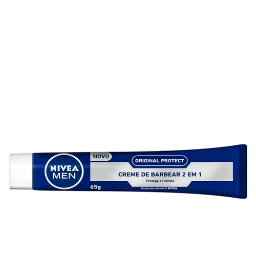 Creme de Barbear 2 em 1 Nivea Men Original Protect 65G
