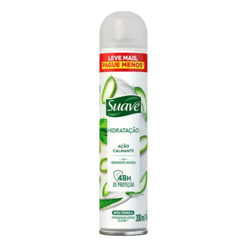 Desodorante Aerosol Suave Hidratação Ação Calmante 200ml