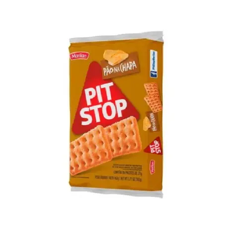 Biscoito Salgado Pit Stop Pão na Chapa Marilan 22,8g