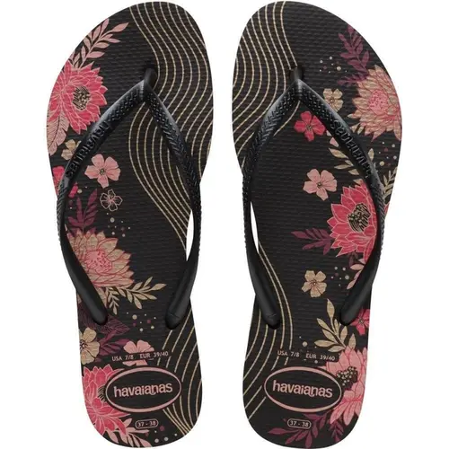 Chinelo Havaianas Slim Organic Preto 37/38