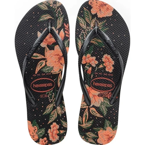 Chinelo Havaianas Slim Organic Preto 33/34