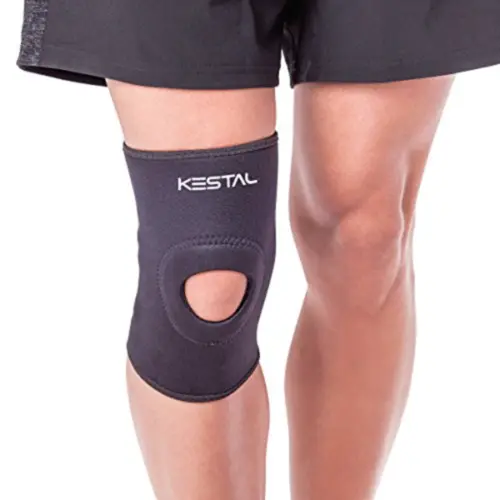 Joelheira Orificio Kestal P Ref Patelar Ksn002 Preto