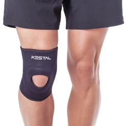 Joelheira Orificio Kestal P Ref Patelar Ksn002 Preto