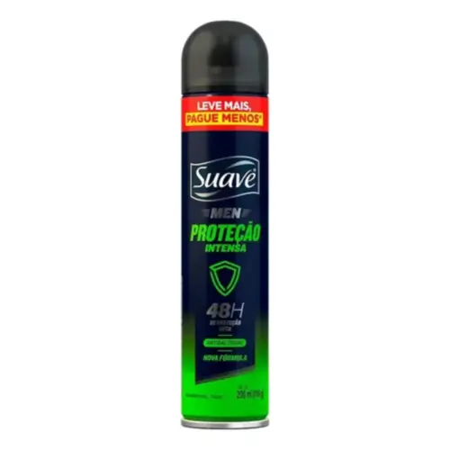 Desodorante Aerosol Suave Masculino Proteção Intensa 200ml