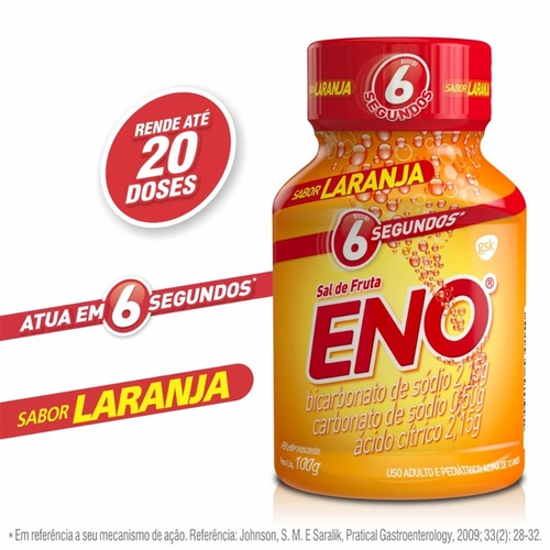Sal De Fruta Eno Laranja 100G