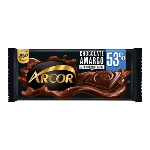 Chocolate Barra Arcor 53% Amargo 100G