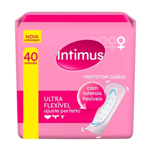 Protetor Diário Intimus Discreto Ultra Flexivel 40 Unidades