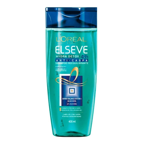 Shampoo Elseve Hydra Detox Anticaspa 400ml