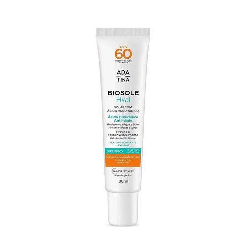 Protetor Solar Facial Ada Tina Biosole Hyal Fps60 40ml