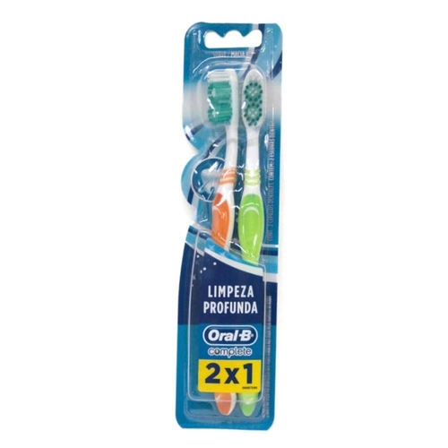Kit Escova Dental Oral-B Complete Limpeza Profunda 2 Unidades