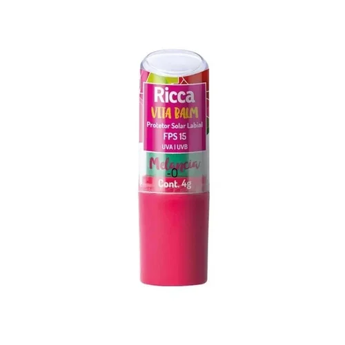 Protetor Labial Ricca 3789 Fps15 Melancia